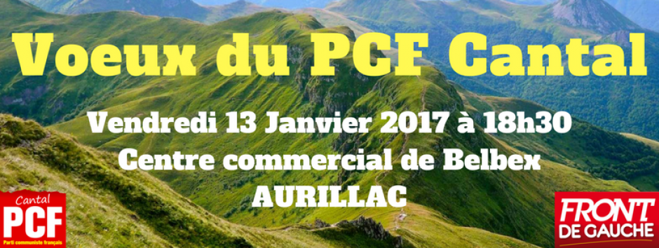 Voeux 2017 du PCF Cantal